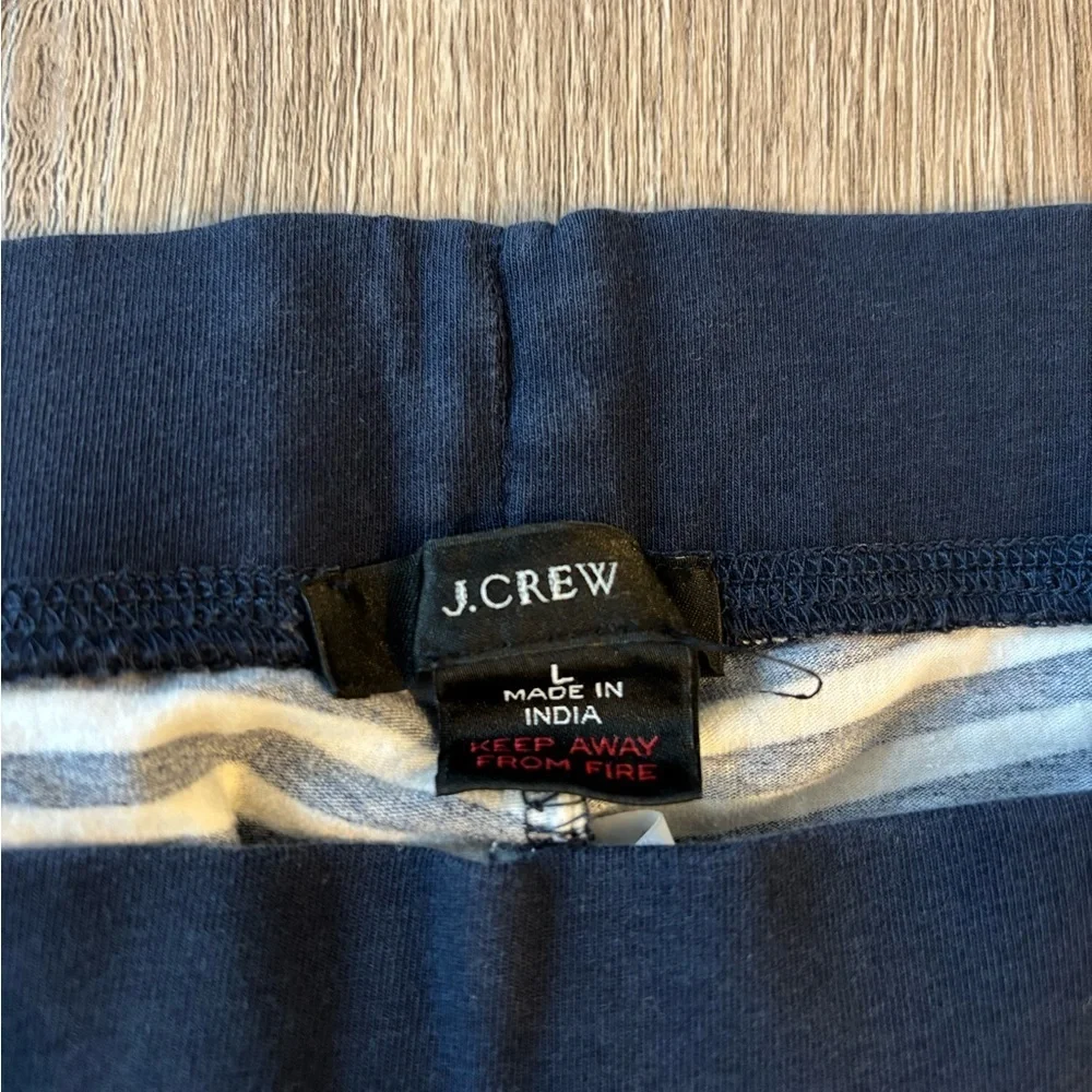 J. Crew Kids Pajama Set - Navy and White Stripes with Red Accents